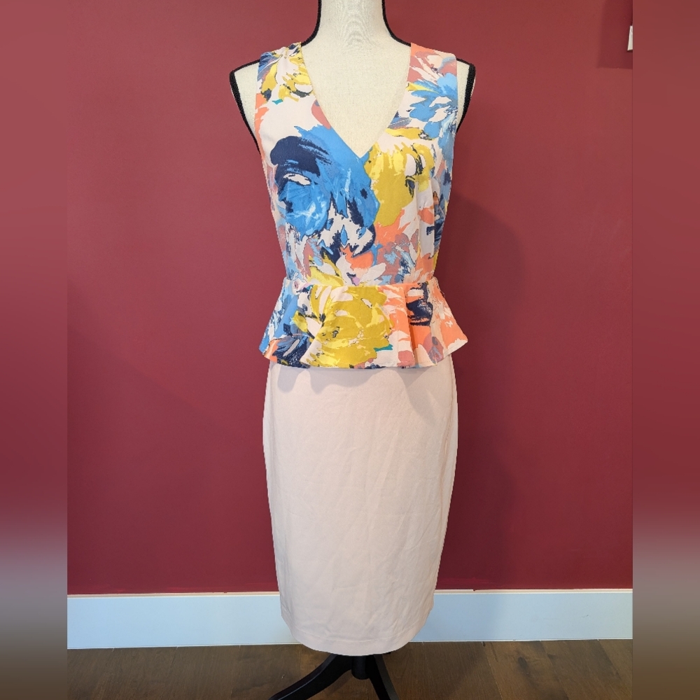 🌹NWOT🌹Floral Peplum Skirt - Multicolor